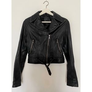 Leather Moto Jacket